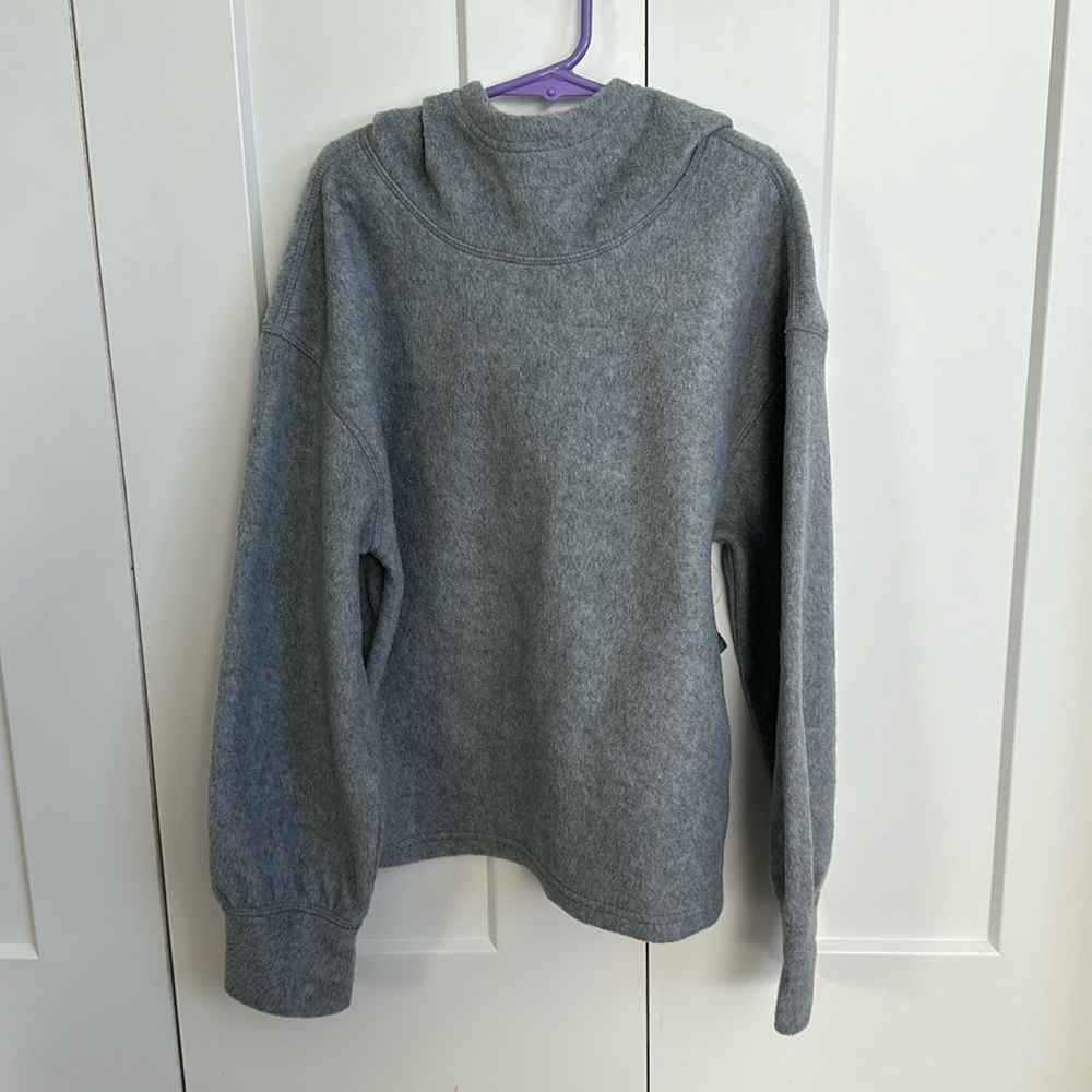 BNWT Old Navy Grey Fleece hoody NWT Large Girls 10/12